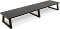 TEAMIX 42 inch Large Dual Monitor Riser, Desk Organizer Stand for TV Laptop