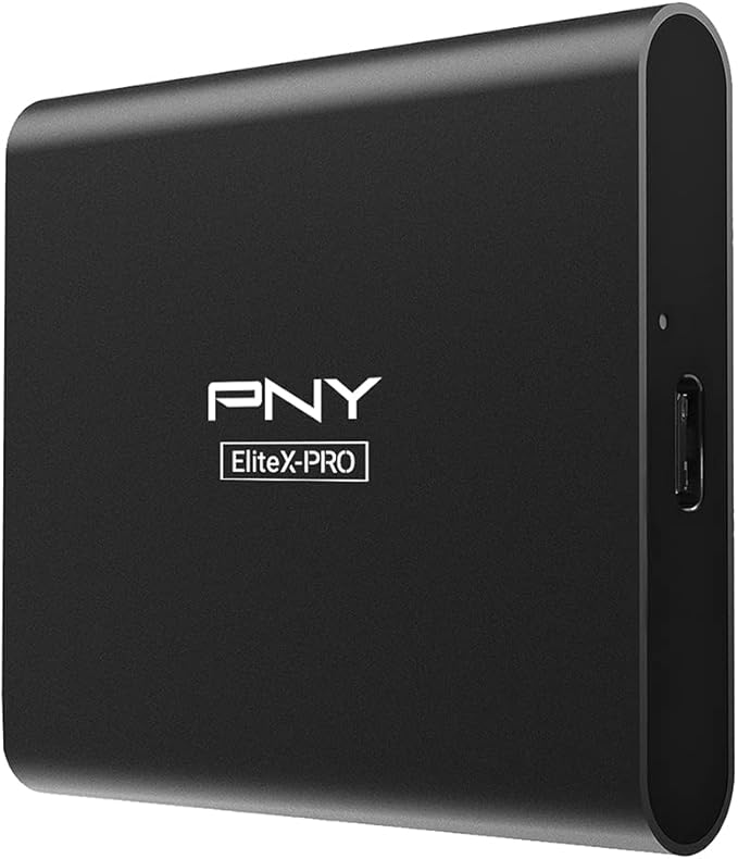 PNY EliteX-PRO 4TB USB 3.2 Gen 2x2 Type-C Portable Solid State Drive (SSD) – (PSD0CS2260-4TB-RB)