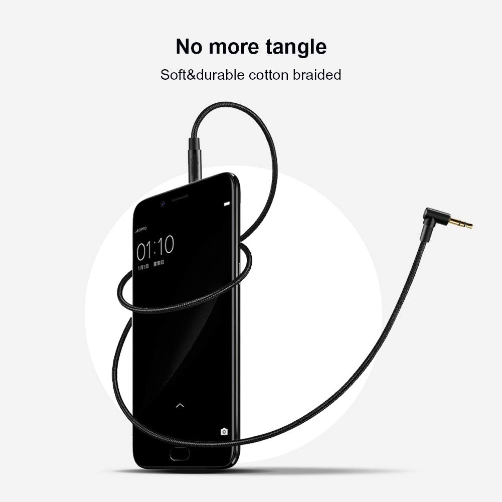 CableCreation 3.5mm Audio Cable 3FT/0.9M, 3.5mm Auxiliary Jack HiFi Cable