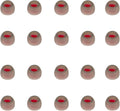 10 Pairs Small Earbud Tips Replacement Ear Tips for in- Ear Headphones Ear Bud Covers Silicone Earbuds Rubber Tips (Clear Red)