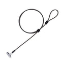 I3C Laptop Cable Lock Hardware Security Cable Lock Anti Theft 6.7FT Cable Lock Compatible with Laptop Anti-Theft Security Locking Cable Compatible for Wedge Type Slot(6 * 2.5mm)