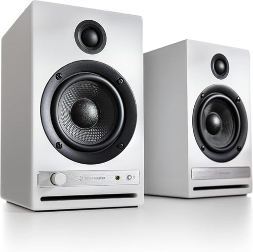 Audioengine HD4 Powered Bookshelf Speakers – Bluetooth 5.3 aptX Adaptive