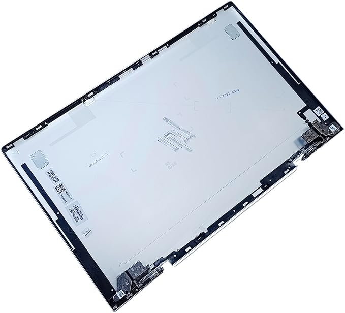 Replacement Laptop LCD Cover Back Rear Top Lid with Hinges for HP Envy X360 15-ED 15M-ED 15T-ED L93203-001 L93204-001 (Silver)