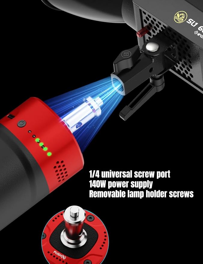 IFOOTAGE Shark Slider Nano II-660 (26inch) Motorized Camera Shark Slider with Dedicated Battery Grip PD140H Combo