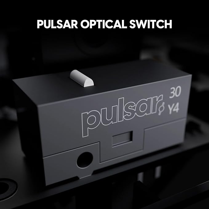 Pulsar Gaming Gears X2 Crazylight Wireless Gaming Mouse, Ultra Lightweight 1.23 oz (35g), Optical Switch, 32000 DPI, 750 IPS, XS-1 Sensor, 8k Compatible (LA Edition)