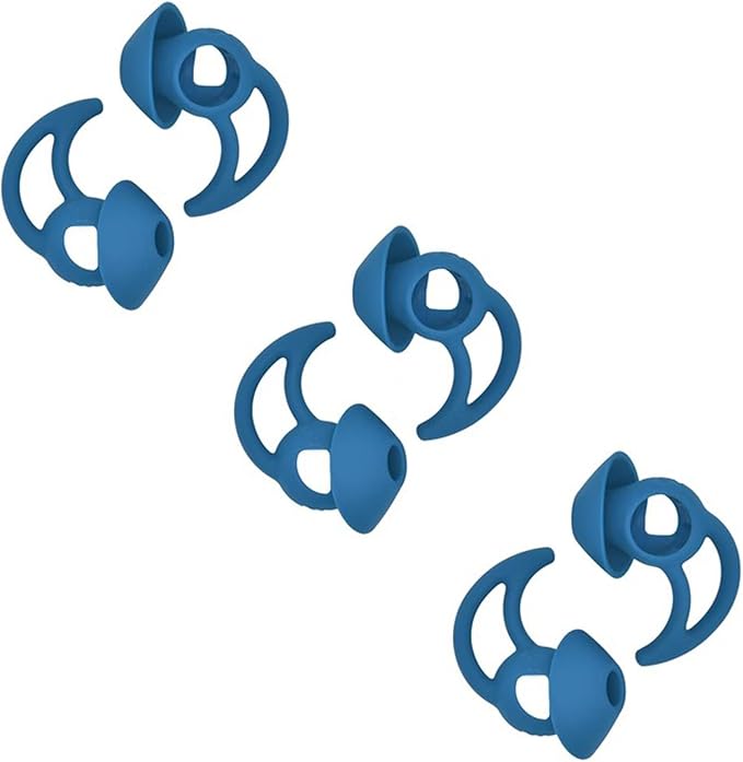 Earbud Covers Silicone Tips Replacement Earbud Tips Compatible with Bose Quietcomfort and Sport Headphone Eartips Ear Bud Tips Large 3 Pairs