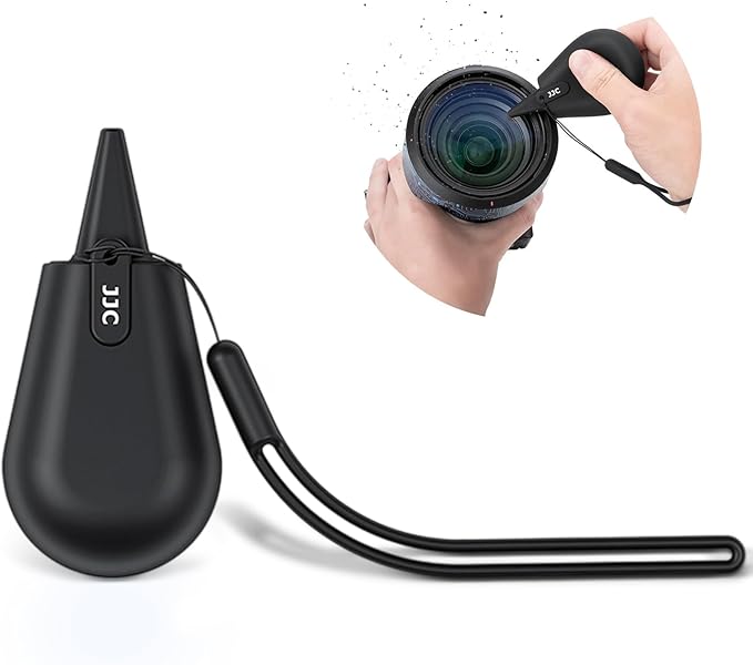 JJC Pocket-Sized Silicone Camera Dust Blower Lens Air Blower, Small Camera Lens Cleaner Air Blower for Sensor LCD Keyboards Filters Printing, Compact Portable Dust Blower for Outdoor Travel Cleaning