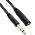 Tisino 1/4 Extension Cable 15 ft, Headphone Extension Cable Quarter inch TRS Male to Female Stereo Guitar Extension Cable Cord