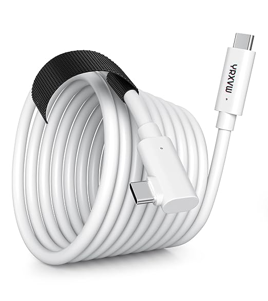 YRXVW Link Cable 10FT Compatible with Meta/Oculus Quest 3S, Quest 3, Quest 2/Pro, PICO 4 Accessories VR Headsets, Charging Cord and High Speed Data Wire, Charging Cable for Steam Gaming PC