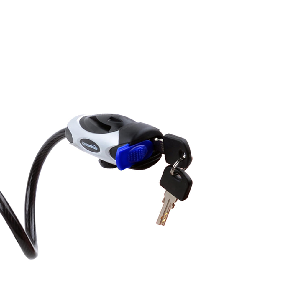 Amazon Basics Weather Resistant Bike Security Cable Lock, 70 inches Length, 8mm Diameter, Black