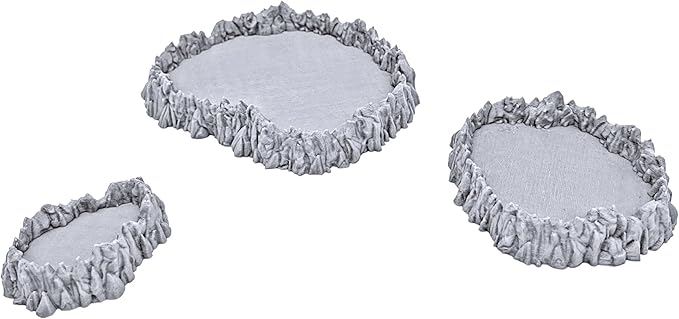 Burbling Pits Printable Scenery, 3D Printed Tabletop RPG Scenery and Wargame Terrain 28mm Miniatures