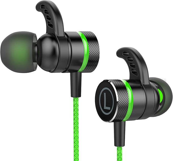 Soundmaster Pro V1 - Gaming Earphones with Dual Audio Drivers,in-Line Mic with Mute and Volume Control,Compatible with Xbox Series,Xbox One,Ps5,Ps4,Switch,Pc with 3.5mm