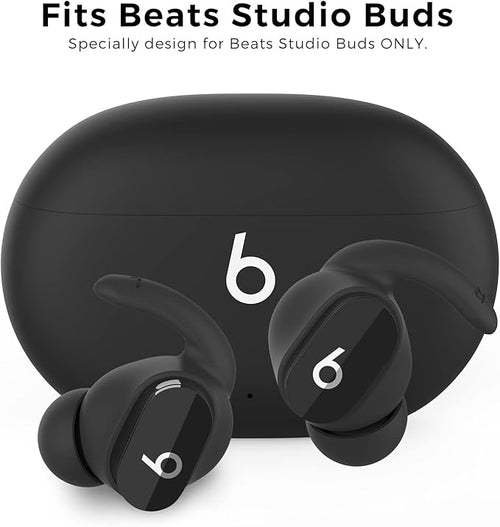 AhaStyle 3 Pairs Silicone Beats Studio Buds Ear Hooks Anti-Slip Ear Covers