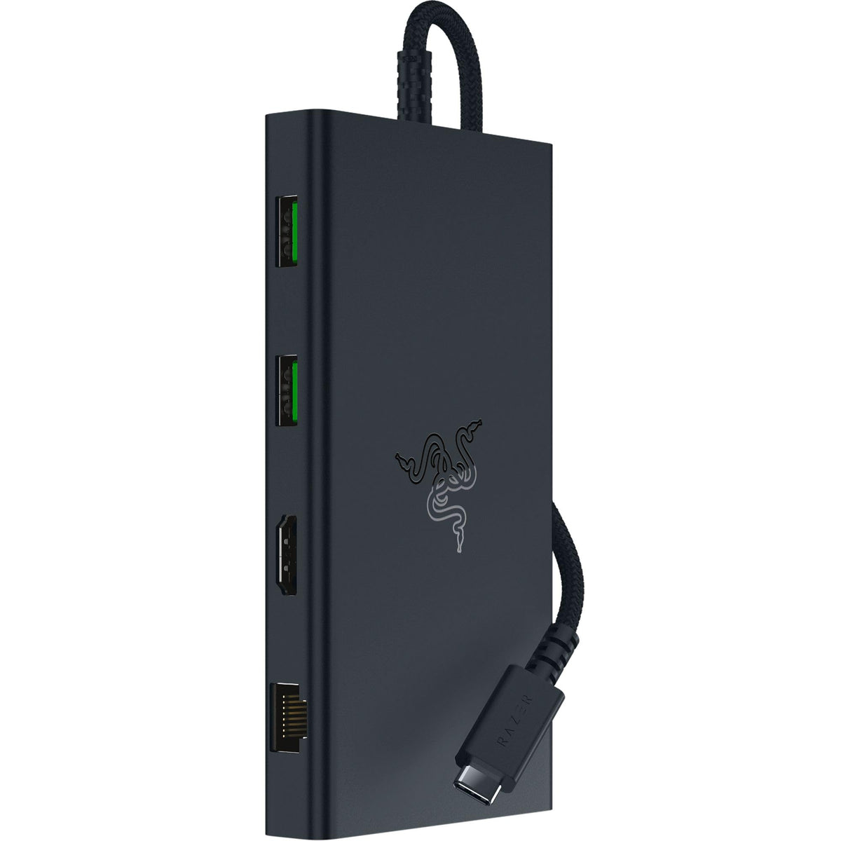 Razer USB-C Dock, 11-in-1 Portable Travel Hub, 85W, Black