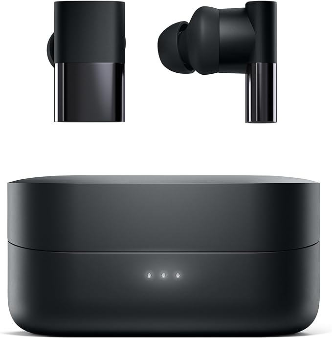 Status Between 3ANC Onyx True Active Noise Cancelling Wireless Earbuds - Black iPhone & Android ANC in Ear Buds, Charging Case, Built-in 6 Microphones, 8H Playtime, Bluetooth 5.2, IPX5 Waterproof