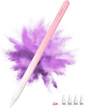 Stylus Pen for iPad 2018-2025, 15Mins Fast Charge for Apple Pencil, Palm Rejection, Compatible with iPad 10/9/8/7/6, iPad Pro 12.9"/11"/13" M4, iPad mini 6/5, iPad Air 5/4/3/11"-13" M2