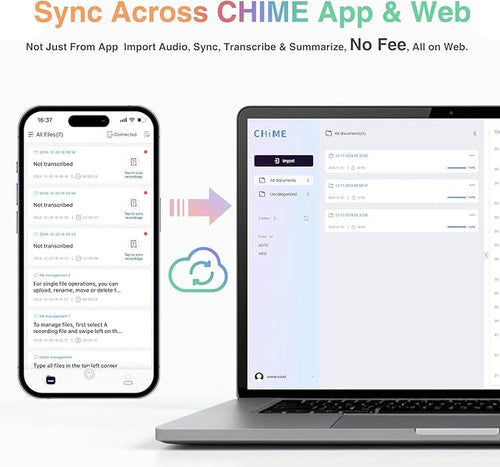 AI Voice Recorder - 64GB Voice Recorder with Free Transcribe & AI Summary by ChatGPT, APP & Web Control, 121 Languages, Wireless Charging, for Meetings/Calls (Grey)