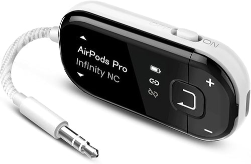Avantree Voyager Airplane Bluetooth Adapter with OLED Display