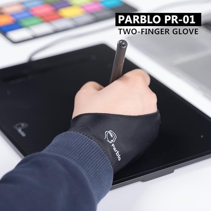 Parblo PR01 Artist Drawing Glove for Drawing Tablet,Fit for Both Right and Left Hand