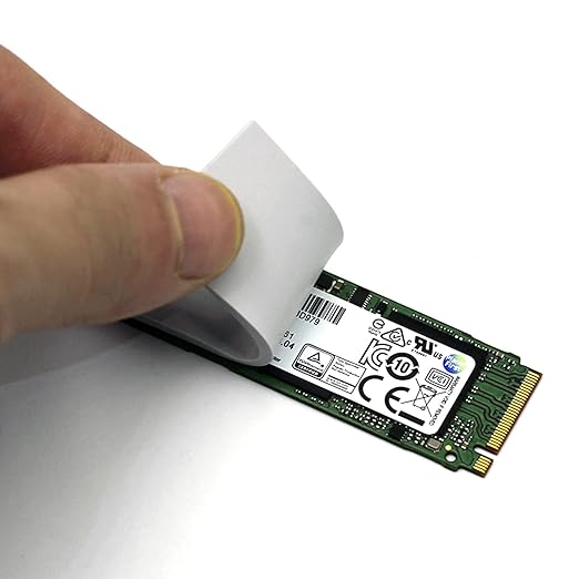 Thermal Pad 14.8 W/mK, 85x45x0.5mm, Non Conductive Heat Resistance High Temperature Resistance, Silicone Thermal Pads for Laptop Heatsink GPU CPU LED Cooler (0.5mm)
