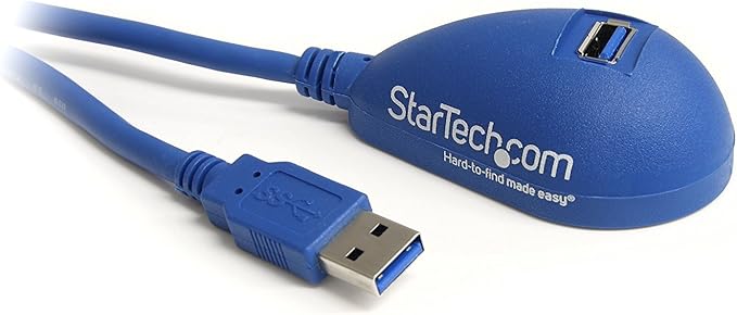 StarTech.com 5 ft Desktop SuperSpeed USB 3.0 Extension Cable - A to A M/F - USB extension cable - USB Type A (M) to USB Type A (F) - 5 ft - black - USB3SEXT5DSK