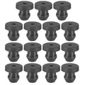 PATIKIL 4.5mm / 3/16 Inch Drill Hole,1/16 Inch ID Rubber Grommets, 15Pcs Top Hat Grommet for Wiring Eyelet Ring Gasket Automotive Firewall Cable Hole Plugs Wires Protection, Black