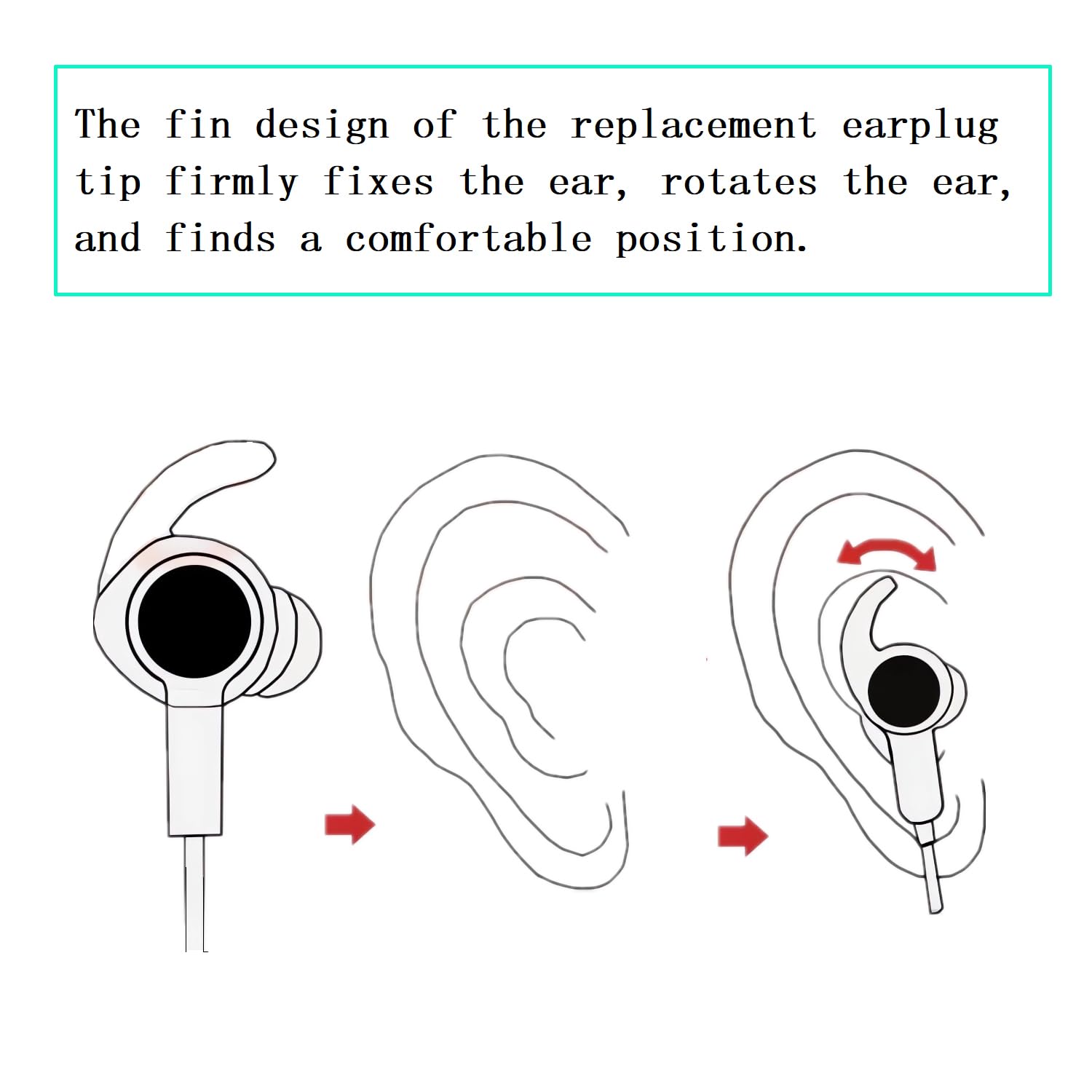 CYADCI Silicone Earbud Tips 3 Pairs Small Eartips Compatible with Bose QuietComfort Earbuds and Sport Earbuds