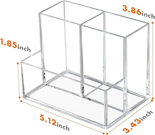 Banafich Acrylic Pen Holder for Desk, Pencil Holder for Home, Classroom