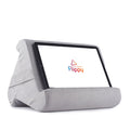 Flippy Original Tablet Pillow Stand & iPad Holder, Gift for Book Lovers & Readers, Multi-Angle Stand with Storage for Lap, Desk & Bed, Compatible with Kindle, Fire, iPad & Samsung, Greyster
