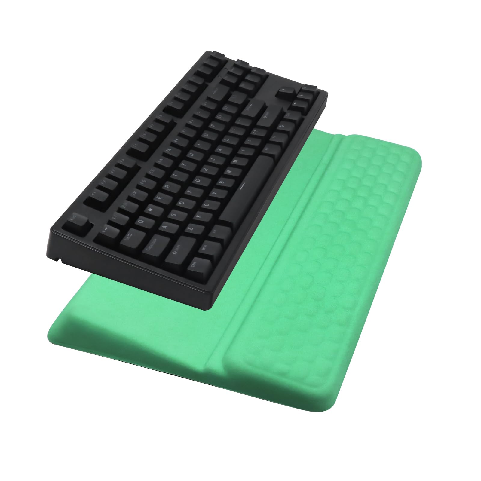 Ergonomic Computer Keyboard Stand with Wrist Rest Support Pad, Green
