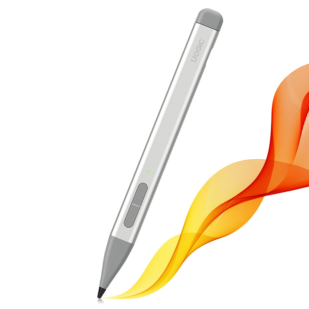 Uogic Slim Pen 2 for Surface, with 4096 Pressure, Erase & Right-Click, Palm Rejection for Surface Pro (4th/5th/6th/7th/7+/8th/9th/10th Gen), Surface Duo (1st/2nd Gen), Surface Book (1st/2nd/3rd Gen)