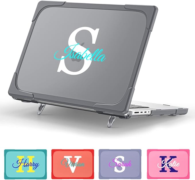 Batianda Customizable Case for New MacBook Pro 16 inch Case with M4 M3 M2 M1 Pro/Max Chip 2024 2023 2021 Release,Heavy Duty Shockproof Protective Hard Shell with Fold Kickstand & Keyboard Cover