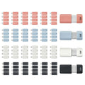GIGASTONE 32GB Flash Drive (100 Pack) Z60NB USB 3.2 Gen 1, Ultra Fast, Retractable Capless Slider Design, Data Storage, Backup for PC/Mac/TV/Car Audio, USB 2.0/3.0/3.1 Compatible (Random Color)