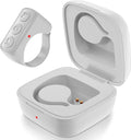 Fingertip Bluetooth Remote Control TIK TOK Wireless Page Turner TYUOBOX Camera Remote Shutter Selfie Button Controller with Charging Case for iPhone Android Ipad Cell Phone (White)