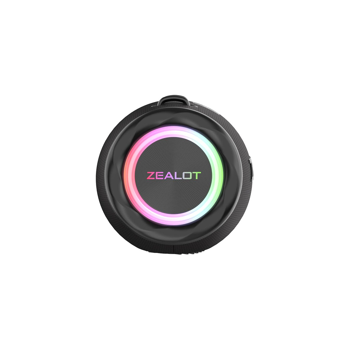 ZEALOT 80W RMS (100W Peak) Portable Bluetooth Speaker, Stereo Sound with Deep Bass,IPX6 Waterproof, LED Light,Bluetooth 5.2, Indoor/Outdoor Speaker for Party, Gathering, Pool, Camping,Travel (Black)