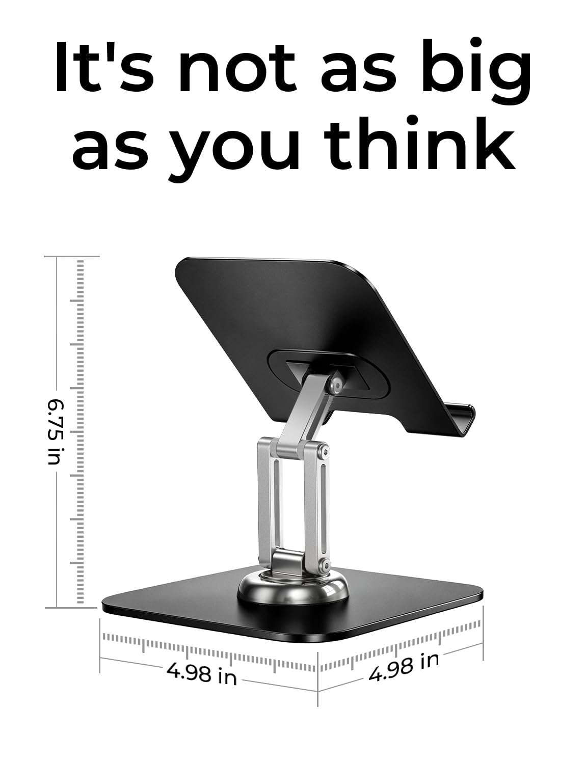 LISEN for iPad Stand Holder, Aluminum Tablet Stand Holder for iPad