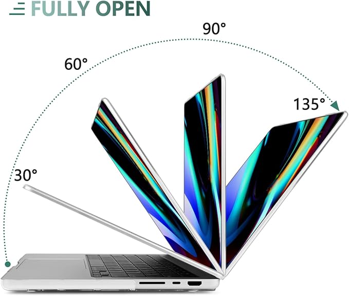 DONGKE for M4 MacBook Pro 16 Inch Case 2024 2023 2021 A3403 A3186 M3 A2991 M2 A2780 M1 A2485 Pro/Max Chip, Plastic Hard Shell Case & Keyboard Cover for Mac Pro 16 with Touch ID, Leopard Print