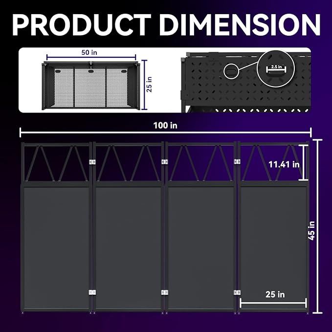 DJ Table Stand Portable booth, Foldable DJ Stand Booth, Heavy-Duty Adjustable Height DJ Facade Booth, Easy to Assemble, Stylish, Convenient to Store and Transpor