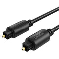 CableCreation 50FT Digital Fiber Optical TosLink Cable Gold Plated for Home Theater, Sound Bar, TV, PS4, Xbox, VD/CD Player,Blu-ray Players,Game Console& More,Black