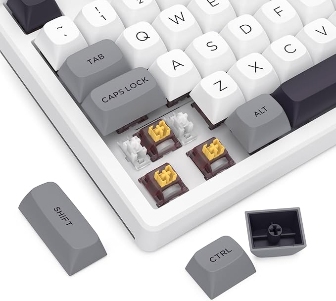 Redragon K729 PRO 80% Wireless Gasket RGB Gaming Keyboard, 3-Mode TKL Mechanical Keyboard w/Knob Control, Mix-Color PBT Keycaps, Hot-Swap South-Facing Socket & 5-Layer Dampener, Custom Silent Switch