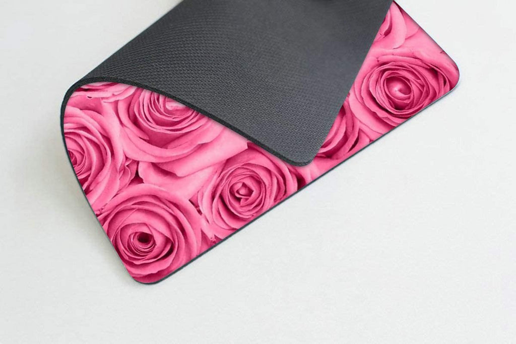 Pink Rose Mouse pad Customized Mousepad Non-Slip Rubber Base Mouse Pads for Computers Laptop Office Desk Accessories Mouse pad