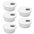 EASYEAH 5 Pcs Desk Grommet 2" / 50 mm, Desk Cord Hole Cover