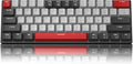 60% Mechanical Gaming Keyboard,Mixed Color Keycaps Gaming Keyboard with Clicky Blue Switches, Detachable Type-C Cable Mini Keyboard with Blue LED Light for/PC/Laptop