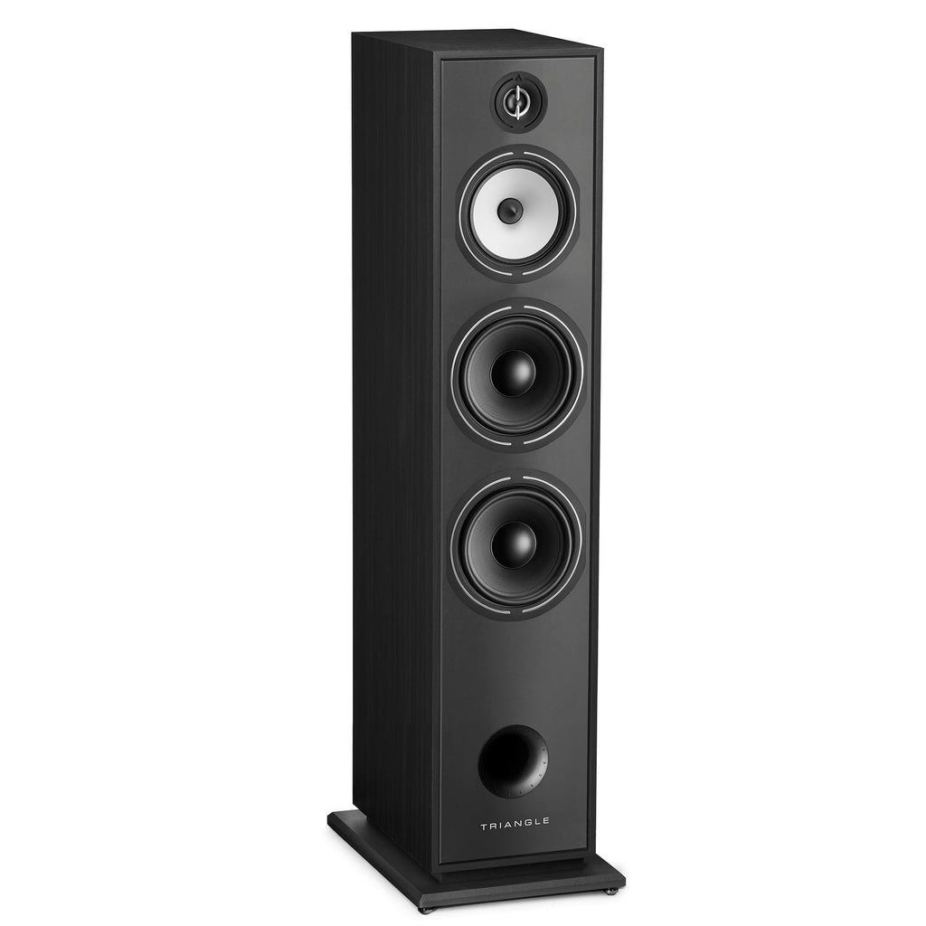 triangle Borea BR10 Tower Speaker (Each) – 3-Way Floorstanding Loudspeaker with Dual 8" Woofers, Deep Bass & Wide Soundstage – Premium Hi-Fi Audio – Black