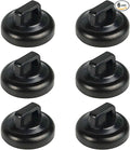 Magnet Zip Tie Mount Magnetic Zip Ties Mount Clips Base Holder Strong Multipurpose Wire Cable Holder Mount Wire Clips Management for Home Office Marine Electrical Wiring (Black, 6 Piece)
