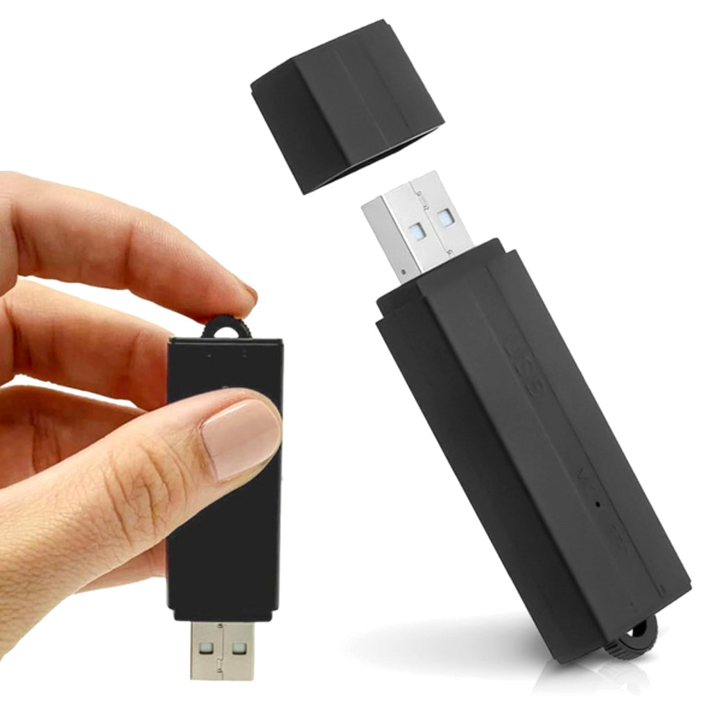 USB Voice Recorder 24 Hours Continuous Recording, 288 Hours Storage Capacity, Easy File Access, Compact for Meetings and Lectures
