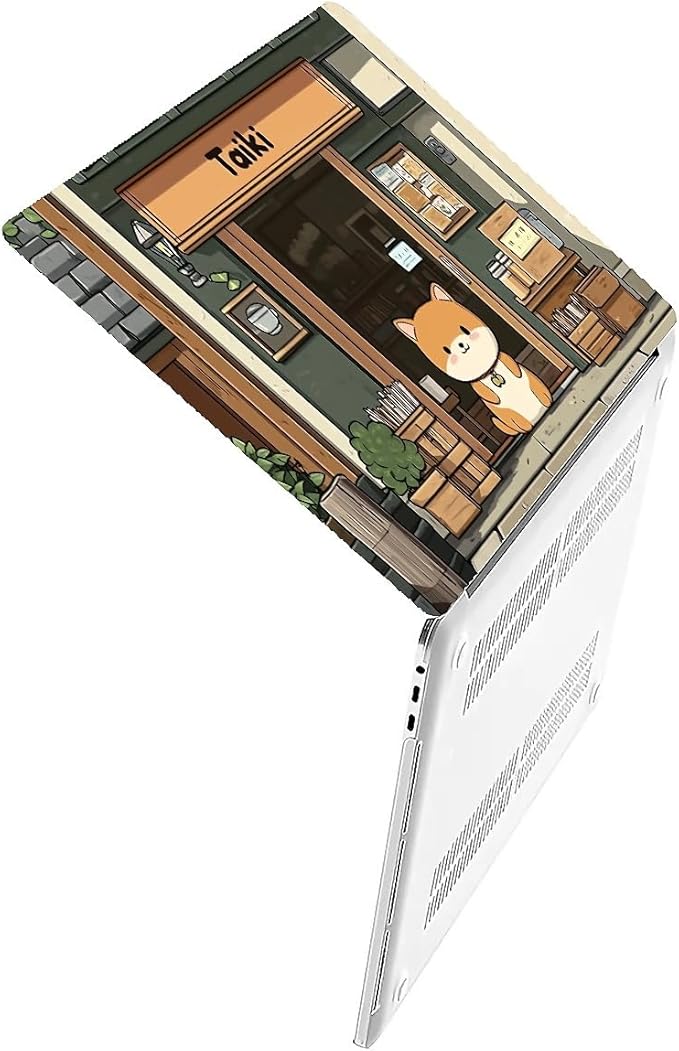 Compatible with MacBook Air 13.3 13.6 Inch Case 2022 2021 2020 2019 Plastic Hard Shell Case Cover,13.3 Air (A1932/A2179/A2337), A Cute Shiba