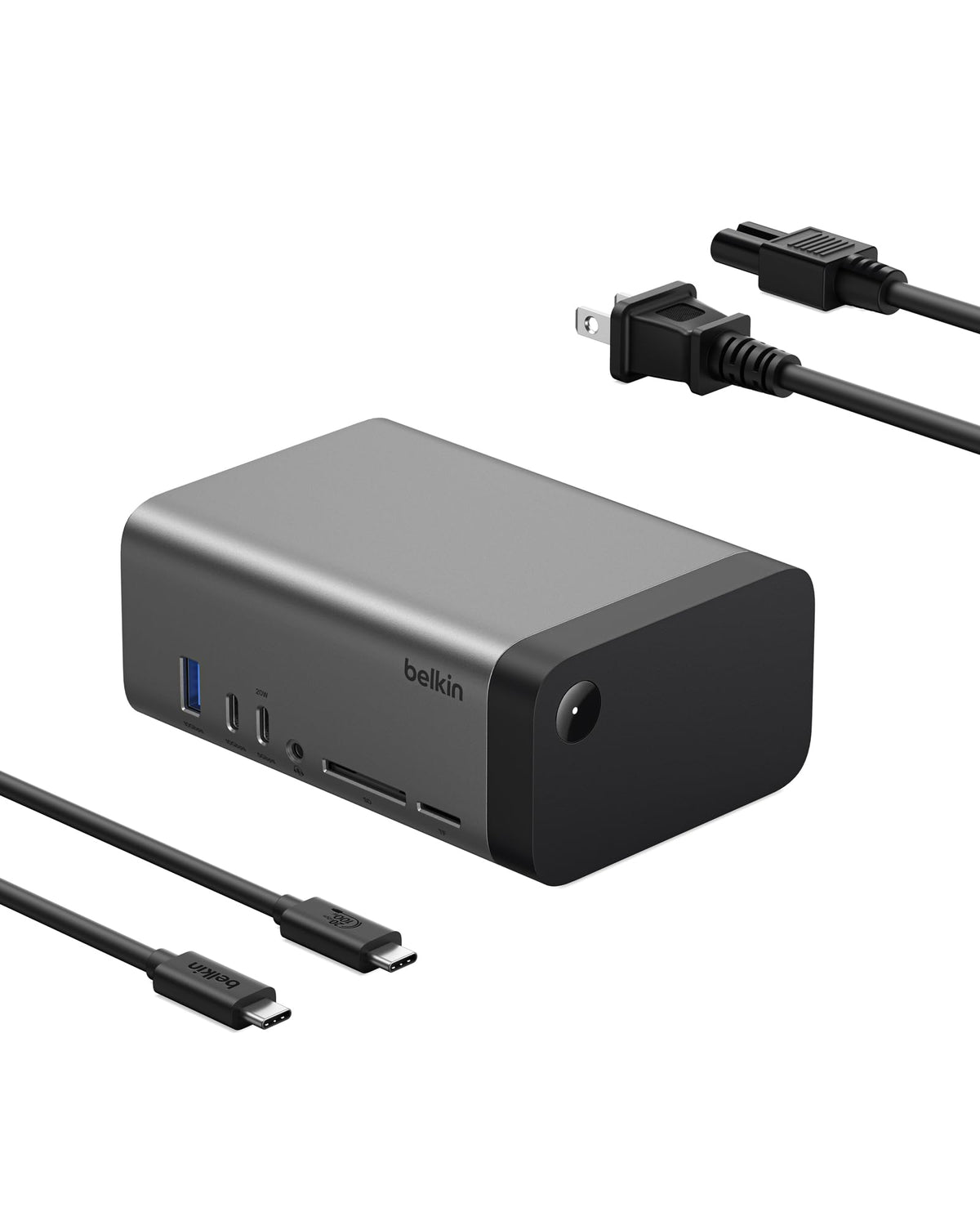 Belkin USB-C Hub 11 in 1 Pro GaN 150W Triple 4K HDMI Windows, Laptops