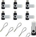 lcwamy 4GB Flash Drives 100 Pack USB Drives Bulk USB Flash Drive 100 Pack Flash Drive Bulk Thumb Drive Pendrive CupShadow (Black, No Logo)
