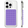 Yojaro Silicone Suction Phone Case Mount, Non Slip Suction Cup Phone Mount, Phone Accessories Holder for Selfies and Videos, Silicon Adhesive Phone Stand Sticky for Cell Phone Purple